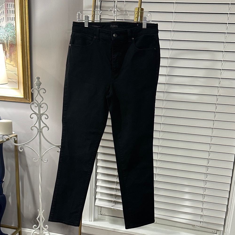 Talbots Classic Black Skinny Jeans